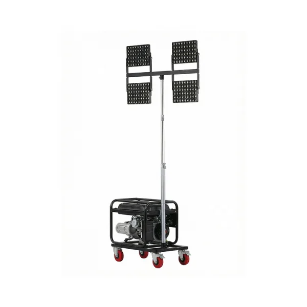 Mobile lifting lighting tower