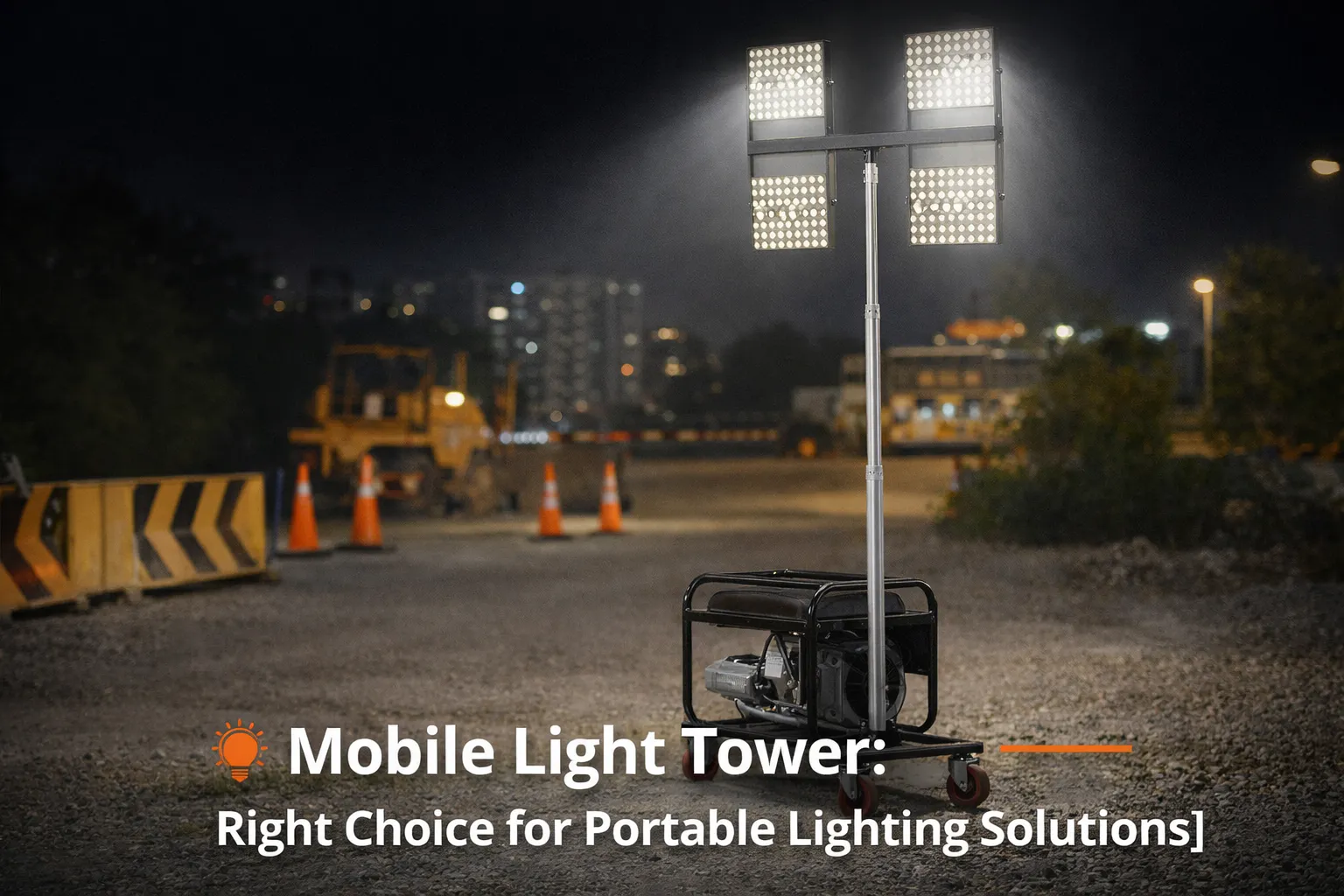 Mobile Light Tower: Right Choice for Portable Lighting Solutions