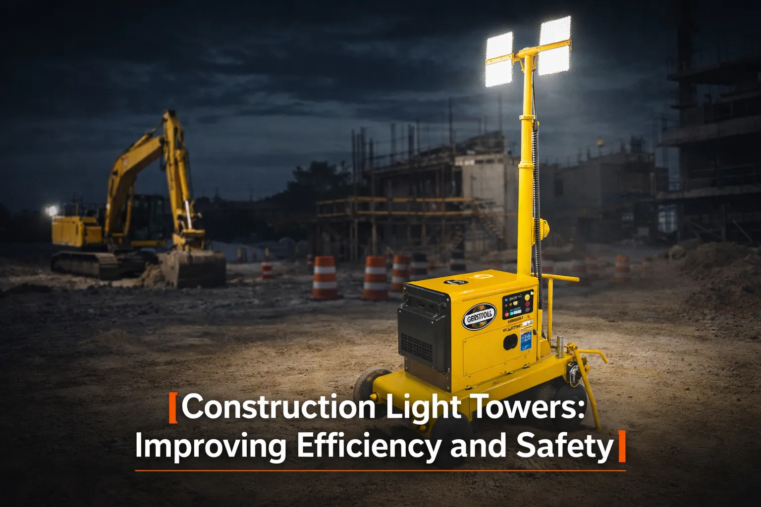 Construction Light Towers: Improving Efficiency and Safety