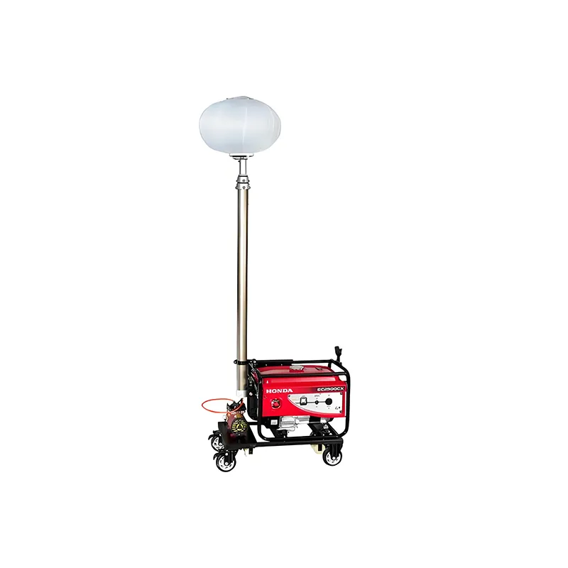 Mobile lifting lunar lamp (pneumatic rod)