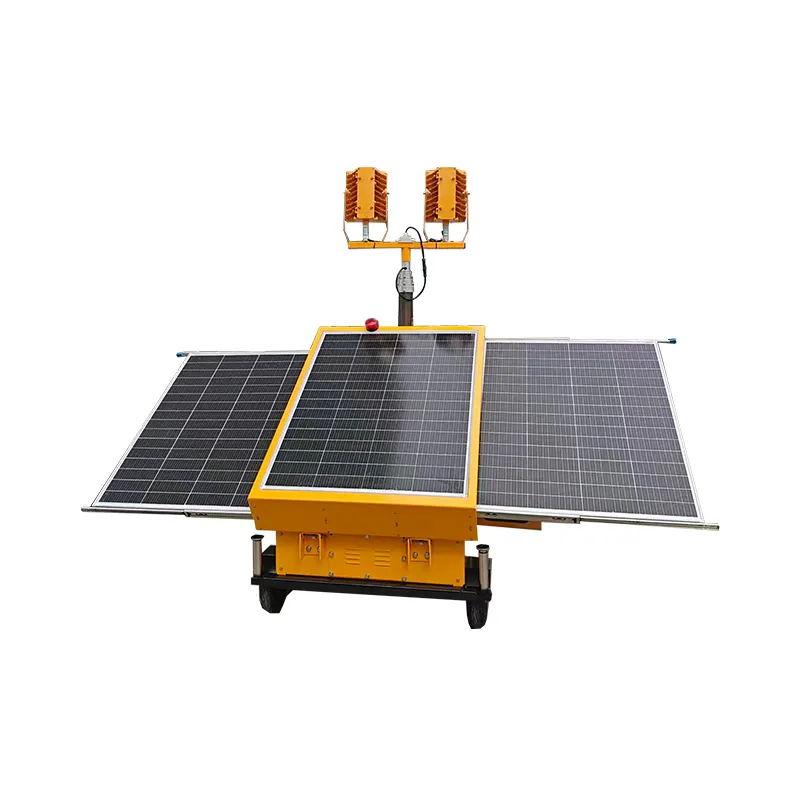 Solar-powered mobile lifting work lamp (Wacker type).2 Solar-powered mobile lifting work lamp (Wacker type)