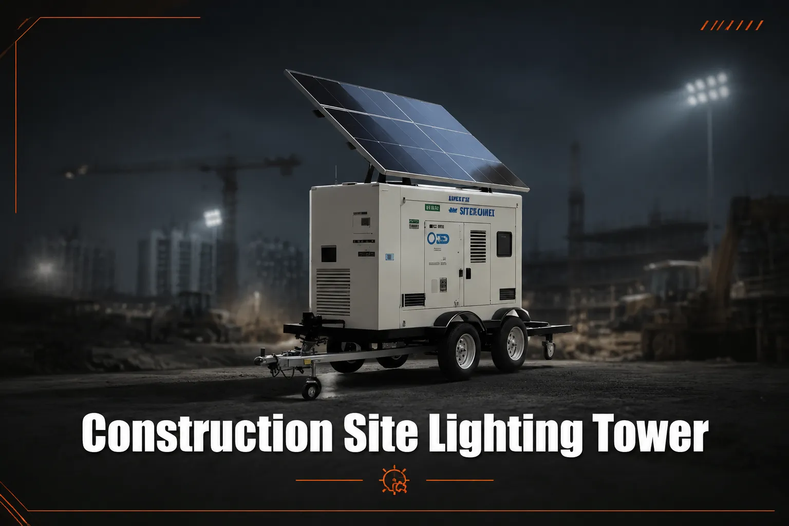 Construction Site Lighting Tower