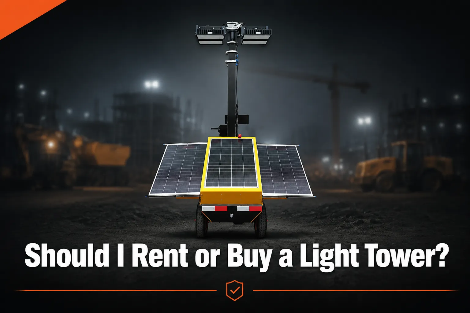 Should I Rent or Buy a Light Tower?
